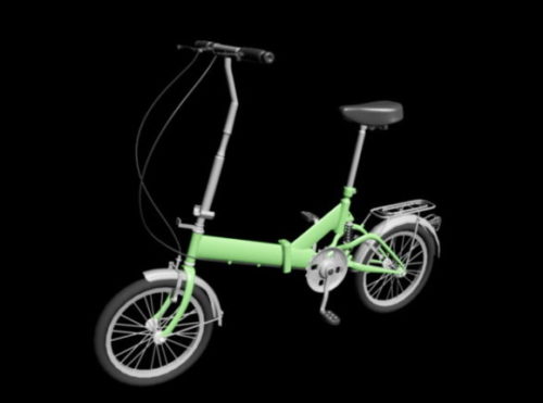 Low Rider Green Bicycle