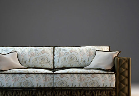 2 Seater Fabric Sofa Luxurious European | Furniture