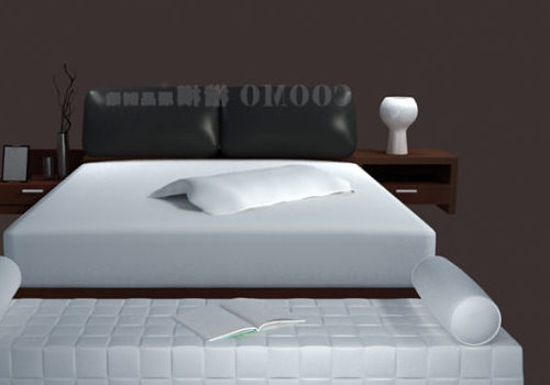 Luxury Modern Bed With Nightstand Furniture