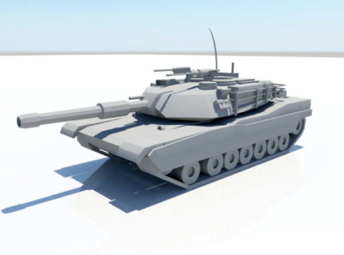 Usa Tank M1 Abrams Model