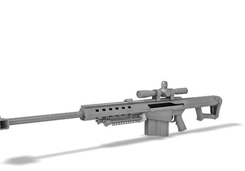 Military M107 Barrett Rifle Gun