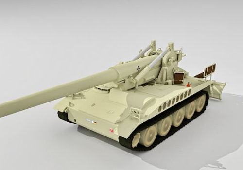 Military M110 Tank Self Propelled Artillery