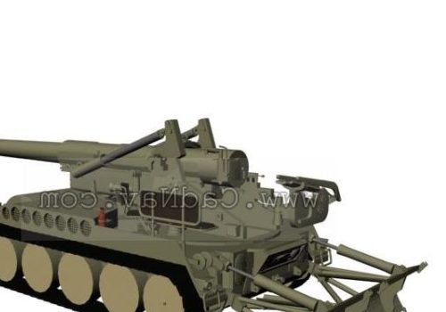 Military M110a2 Self-propelled Howitzer