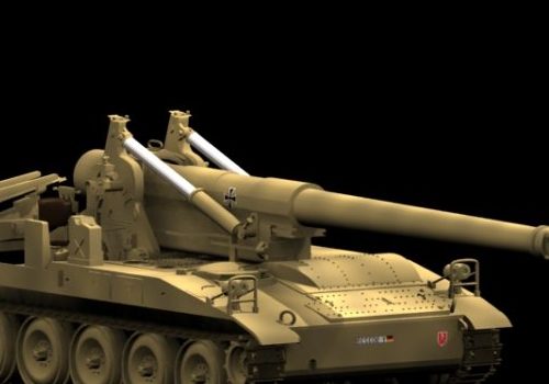 Military M110a2 Self-propelled Artillery