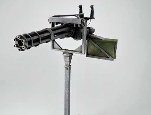 Military M134 Minigun