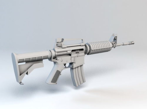 Gun M16 Military Rifle