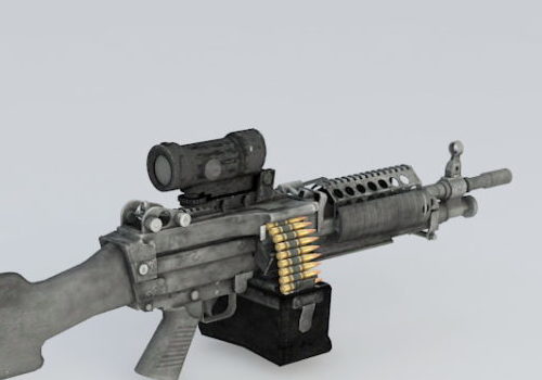 Weapon M249 Machine Gun