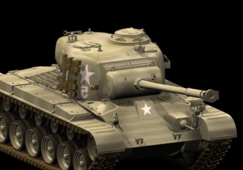 Military M26 Pershing Tank