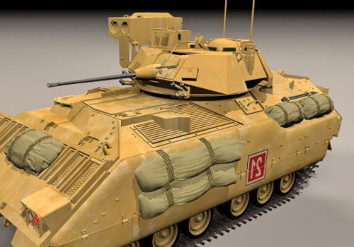 Military M2a2 Bradley Fighting Vehicle