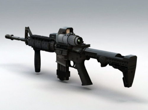 Army M4 Carbine Assault Rifle Gun