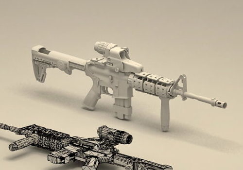 M4 Carbine Gun Weapons