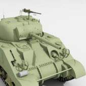 Military M4 Sherman Medium Tank