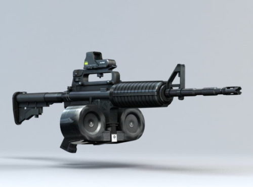 M4 Gun With Magazine