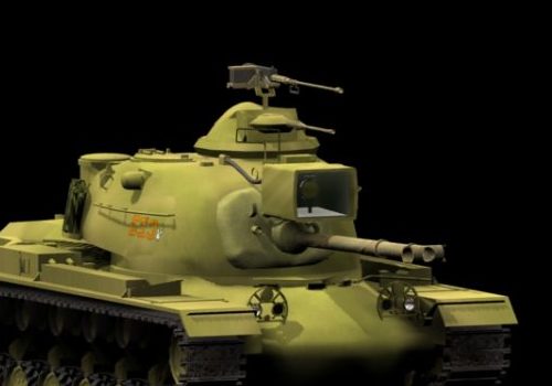 Military M48 Patton Medium Tank