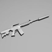 M4a1 Gun With Silencer