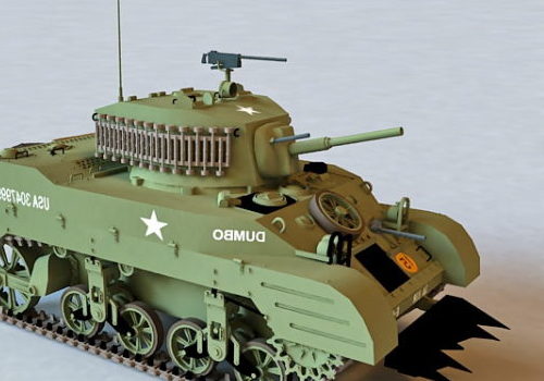 Military M5a1 Light Tank