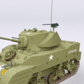 Military M5a1 Stuart Light Tank