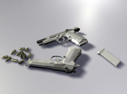 Weapon M9 Pistol Gun