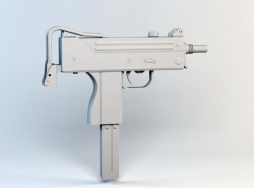 Mac-10 Submachine Gun Weapon