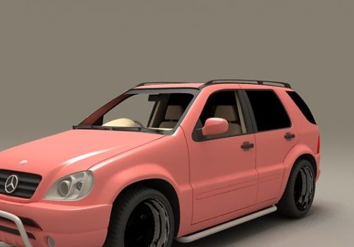 Pink Paint Mercedes Benz Ml430 Suv