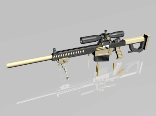 Msg Sniper Rifle Gun