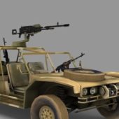 Machine Gun Military Armored Car
