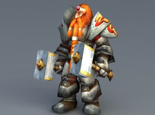 Bronzebeard Warrior Character