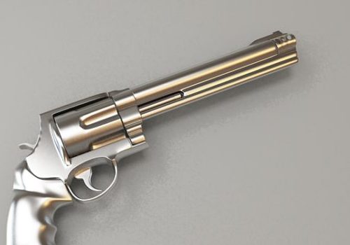 Vintage Magnum Revolver Gun
