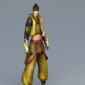 Male Samurai Warrior Character