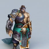 Male Warrior Gaming Character