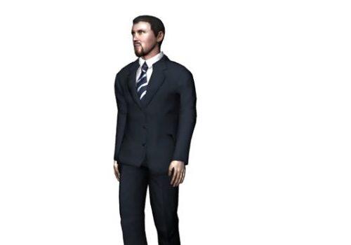 Office Man In Business Suit Characters