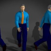 Man Walking With Pant Shirt | Characters