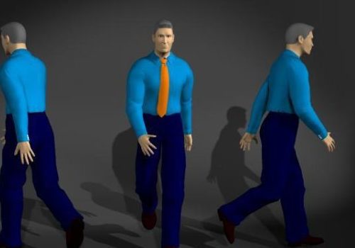 Man Walking With Pant Shirt | Characters