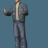Man In Jacket Rigged | Characters
