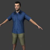 Man In Shirt And Shorts | Characters