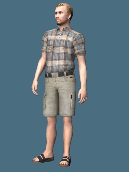 Man In Summer Clothes Rigged | Characters