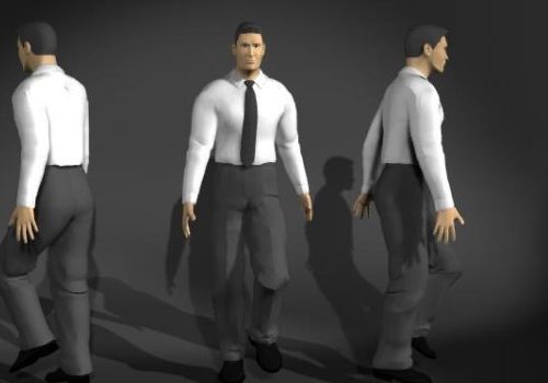 Man In Suit Walking Pose | Characters