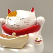 Japanese Maneki Neko Fortune Cat | Animals