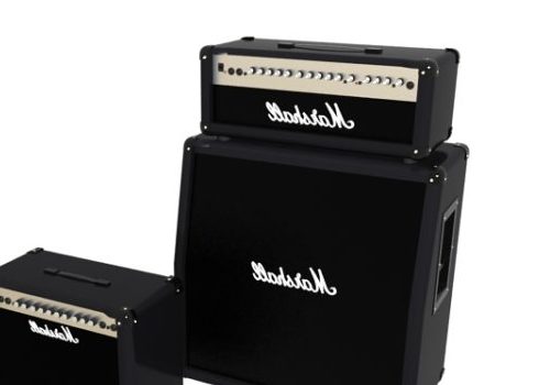 Electronic Marshall Guitar Amplifier