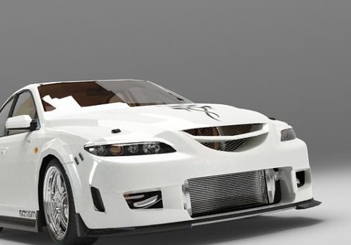 White Car Mazda Atenza