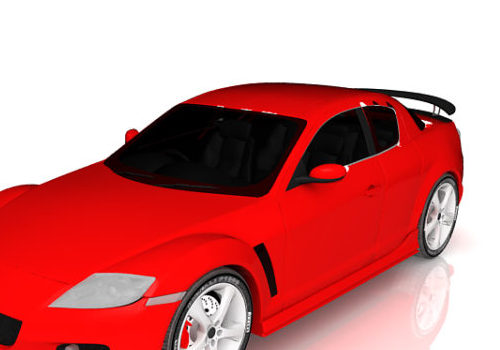Red Mazda Sports Car