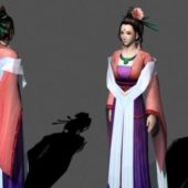 Medieval Character Asian Noblewoman