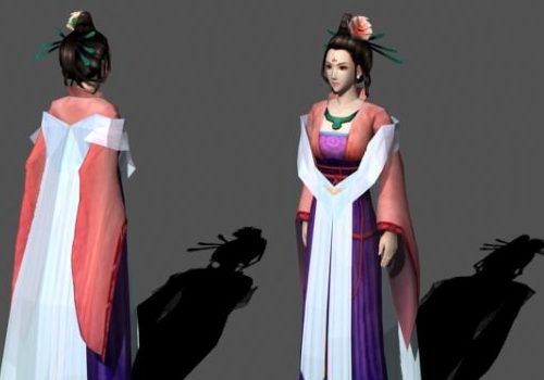 Medieval Character Asian Noblewoman