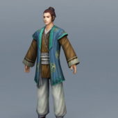 Medieval Character Chinese Peasant Man