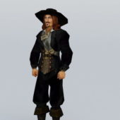 Medieval Character Pirate Captain