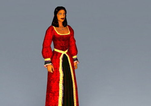 Medieval Character Renaissance Woman