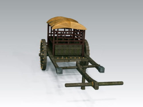 Vintage Medieval Wagon