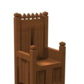 Medieval Throne Chair