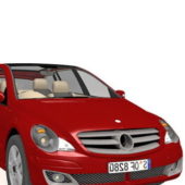 Red Mercedes Benz Car