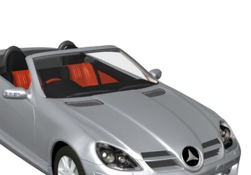 Grey Mercedes-benz Slk Car